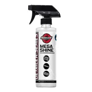 Renegade Products | Mega Shine Rubber, Vinyl, & Plastic Tire Dressing – High Gloss Water-Based Cherry Finish