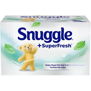 Snuggle Plus SuperFresh Fabric Softener Dryer Sheets with Static Control & Odor Eliminating Technology Original 200 Count