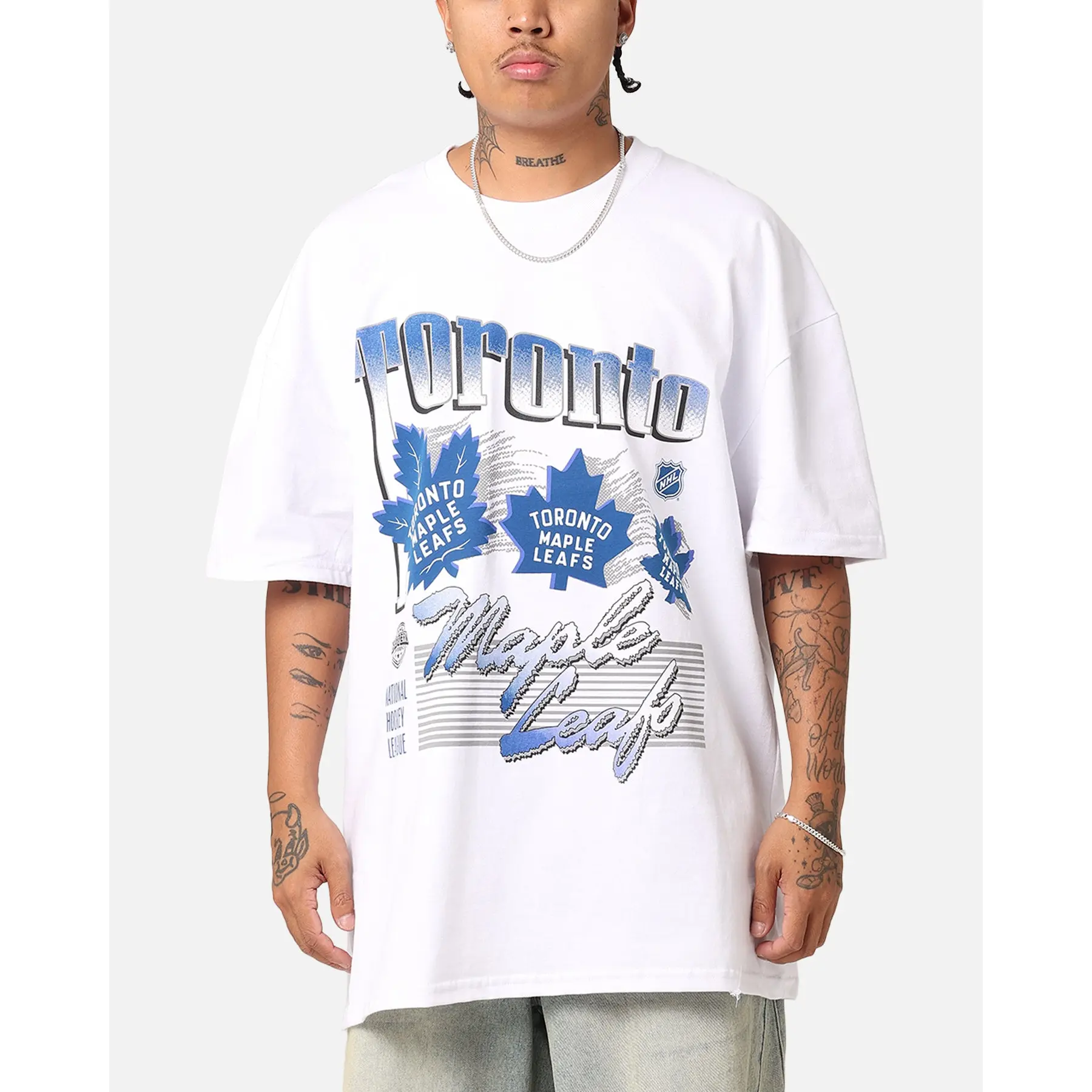 Culture Kings Toronto Maple Leafs Heavyweight T-Shirt White
