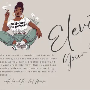 Self care kit (Puff and Paint)