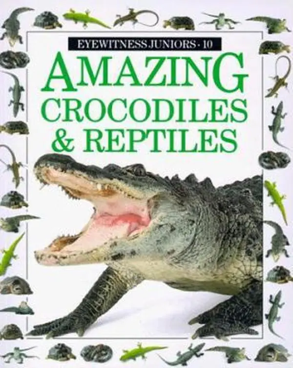 USED Book - Amazing Crocodiles and Reptiles (Eyewitness Junior) by Mary Ling (Paperback) - english