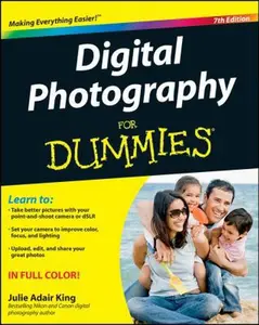 USED-Digital Photography For Dummies by Julie Adair King (Paperback)