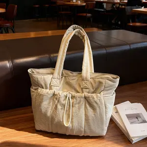 3104 Large Capacity Shoulder Bag Women's 2026 New Fashion Versatile Class Commuter Tote Bag