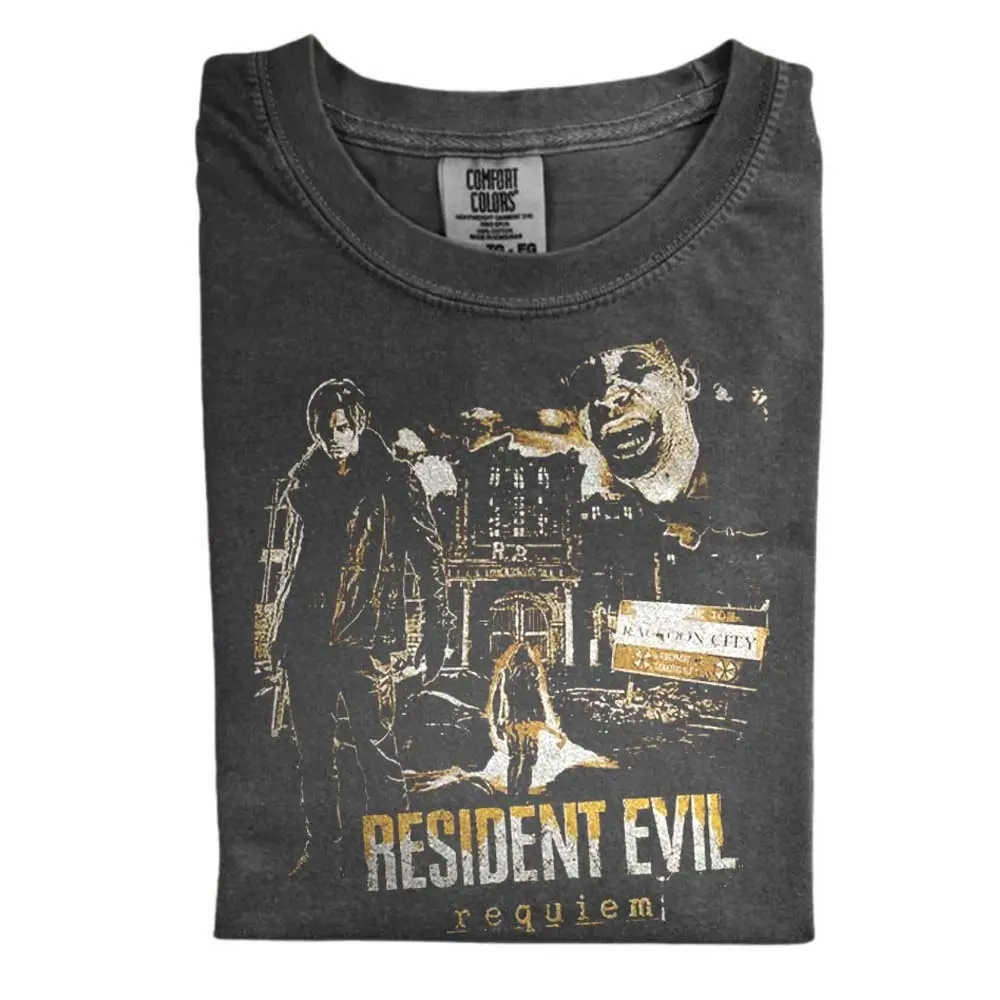 The Resident Evil Requiem Comfort Color Shirt, Survival Horror Video Game Tee, Gamer Gift, Gift for Men, Gift for Women, Crew Neck T-shirt, Trending T-shirt