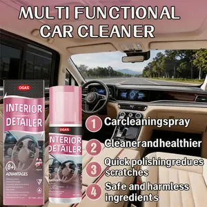 Car Tekard Interior Detailer Protectant with UV Protection Against Cracking Polishesfor Leather,Plastic ,Rubber,Plastic, Rubber, Leather Cleaner for Car lnteriors&Exteriors、Quick Detailer、Automotive Care、Durable Protection Glossy