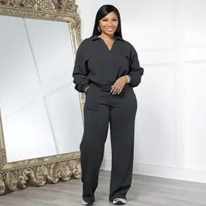 Women's 2 Piece Tracksuit Fall Outfits 2025 Long Sleeve Half Zip Sweatshirt Sweatpants Lounge Set Sweatsuits