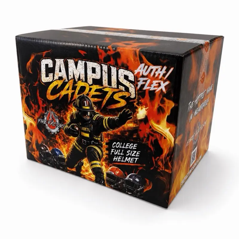 (1) Fire Factory Campus Cadets Auth/Flex Signed College FullSize  Helmet - Pick your group