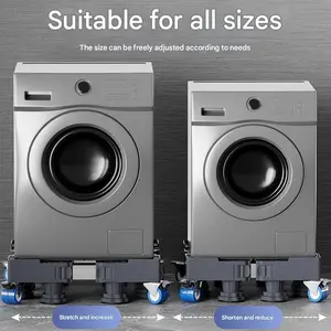 Large quantity, favorable price, universal base for movable washing machines, drum and pulsator, universal wheels, elevated foot support, refrigerator stand.
