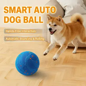 Smart Rolling Ball for Dogs & Cats!  Auto-Chase Toy with 3 Modes. Perfect for Puppies & Big Dogs Indoors!