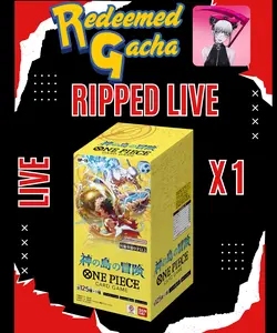 1x One Piece TCG OP-15 Japanese Booster Box - RIPPED LIVE - Adventure on Kami's Island