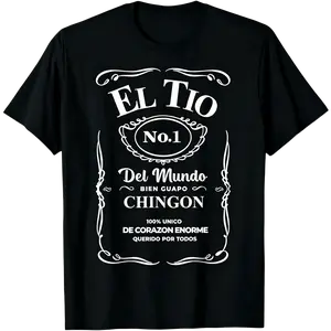 Premium El Tio No1 World TShirt Featuring HighQuality Print Soft Comfort and Practical Design Made in USA,Plus Size T Shirts, Cotton T Shirt, Funny Shirts, Basic T Shirt, Short Sleeve T Shirt