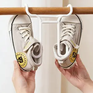 Double Hook Shoe Drying Rack, Balcony Hanging Shoes Dryer, Indoor Sandals Slippers Storage, Convenient Shoe Organizer