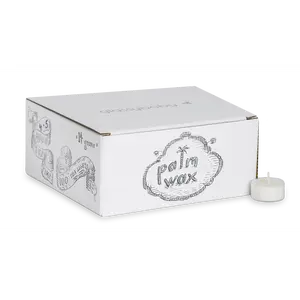 palm wax tealight candles - box of 100