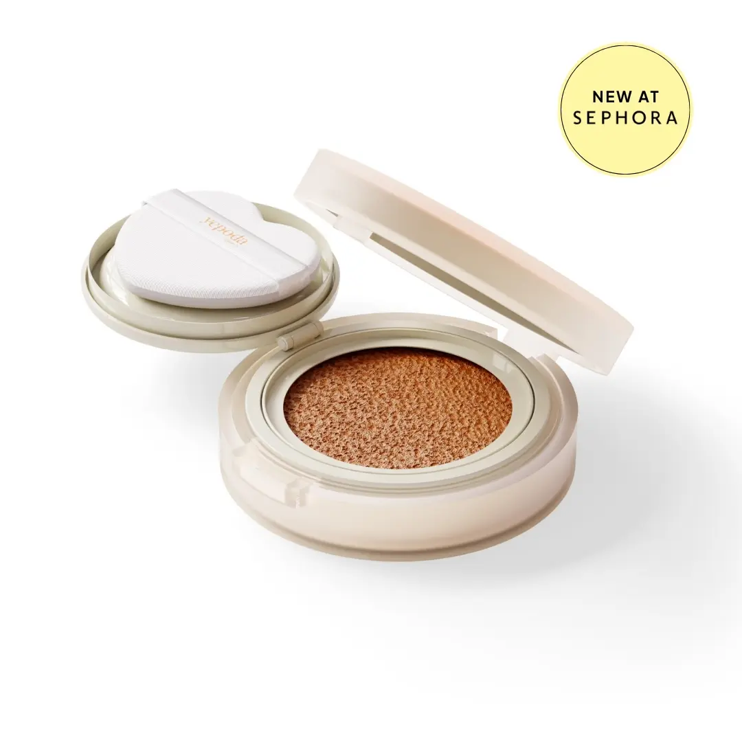 Yepoda The Dewy Day Cushion Foundation | Korean Cushion Makeup with Niacinamide & Squalane | Lightweight Buildable Coverage | 21 Shades