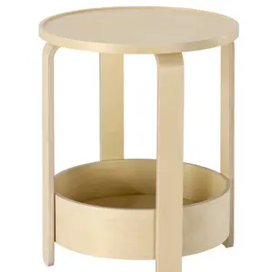Ikea BORGEBY Side Table, Birch Veneer Round Accent Table 18 1/8”, Modern Minimalist Coffee & End Table – Compact Living Room & Bedroom Space-Saving Furniture for Home Décor & Essentials