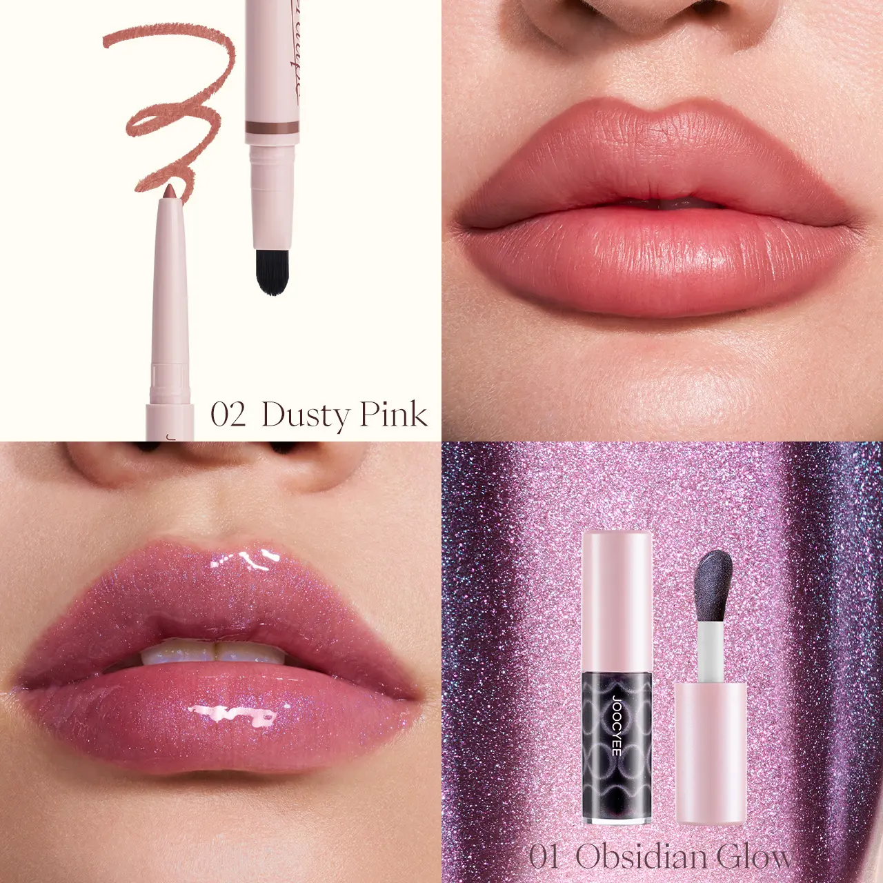 02+01 （Lip Liner+Lip Gloss） 