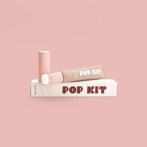 POP KIT Bronze & Sculpt Self-Tanning Wand, Bronzer Stick, Contour Stick Makeup Highlighter Radiant Hyaluronic Daily