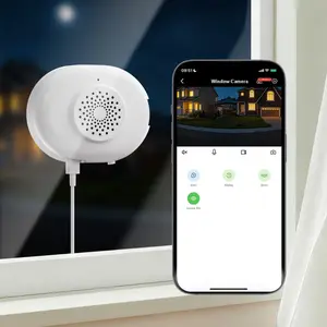 2K Window Camera,5GHz/2.4GHz WiFi Cameras for Home Security,AI Color Night Vison,Motion Detection,Easy Install,Indoor Security Camera