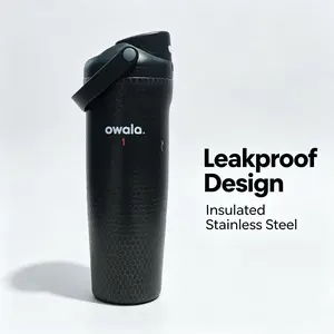 Owala 30 oz All-Black Tiuna Stainless Steel Water Bottle – Wild Heart Edition, Summer 2026, Flip-Top Straw Lid, Everyday Use Cupware, Washable, Reusable Water Bottle ···