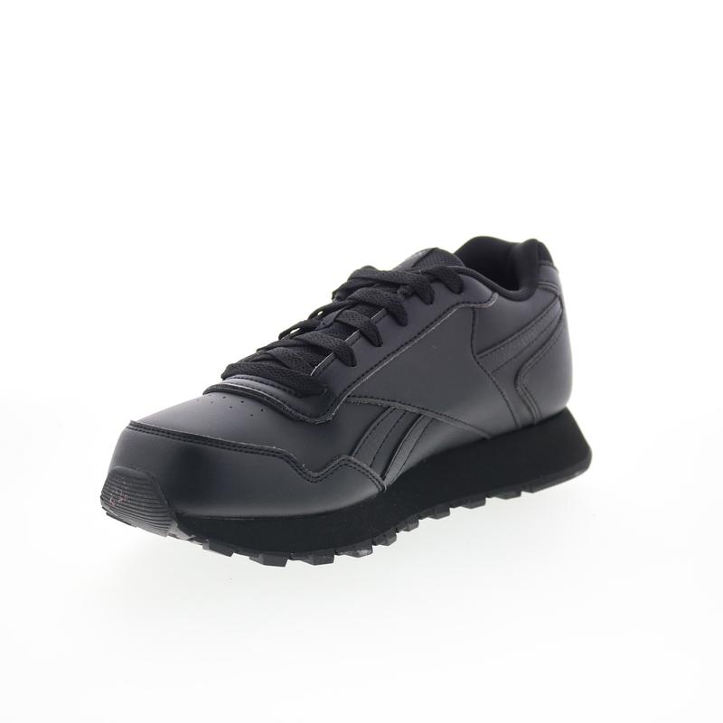 Reebok Glide Wide 4E Mens Black Extra Wide 4E Lifestyle Sneakers Shoes