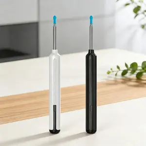 Smart Visible Ear Spoon 1080P HD WiFi Ear Mirror, 3.5mm Ultra-Fine Waterproof Endoscope, 6 LED Lights, Safe Ear Cleaning Tool for Adults and Kids, Earwax Removal Tool, Ear Wax Remover