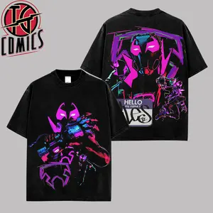[IG] Miles Morales Spider Ultimate Universe Premium Cotton T-Shirt (Made In US), Avengers MCU Comic Graphic Tee, Super Hero MCU Universe Comics Book Fans Shirt, Comic Book Outfit, Gift For Hero Fans