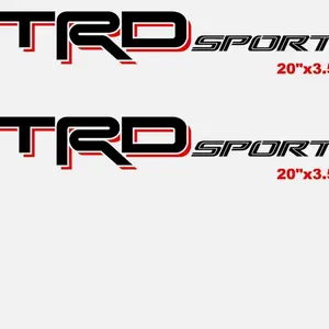 2 pcs  sport  Decals Pair Sticker Truck bedside Vinyl