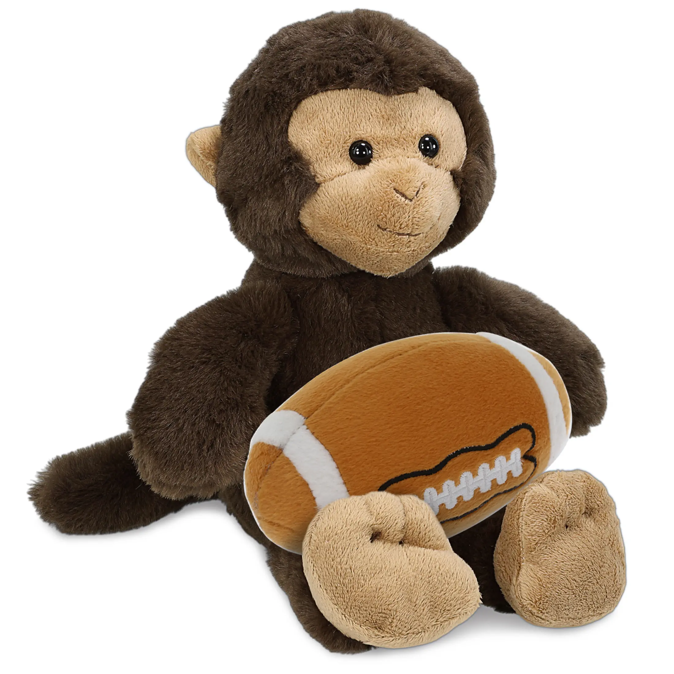 SUPER-SOFT PLUSH - MONKEY 9" WITH FOOTBALL PLUSH