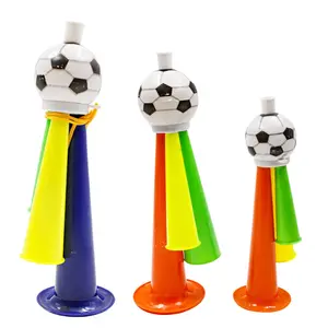 2Pcs 2026 USA Mexico Canada World Cup Souvenir|  Plastic Football Horn| Noise Making Trumpet Toy for Soccer Match Fans| Cheer Props Gift