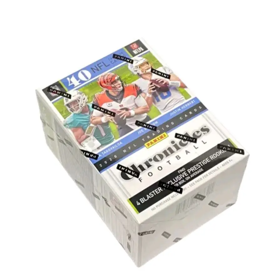 Panini Chronicles 2020 Football Blaster Box - 40 Player Set, Factory Sealed, Includes 4 Blasters nfl card sports cards
