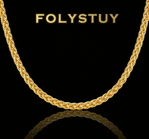 【5.5mm-22.3inches Lantern Necklace】[FOLYSTUY (Y138)] Lantern Necklace Unisex China & Link Elegant Design