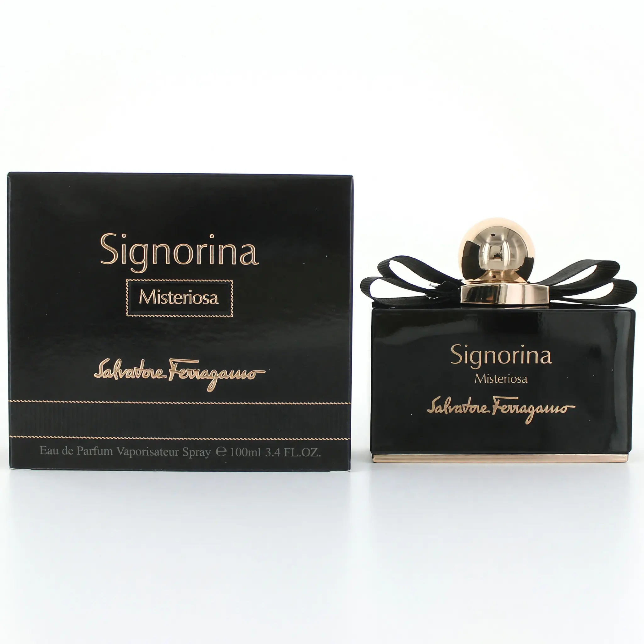 Signorina Misteriosa Eau de Parfum Spray for Women, Oriental Fruity Floral Fragrance with Blackberry and Vanilla, 3.4 oz, Flanker, 3 To 3.9 Fl Oz, Launched In February 2016, Night-Time, Unpredictable, Wild Blackberries