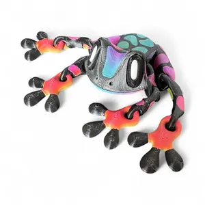 3D Printed Magnetic Blob Frog Figurine