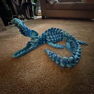 XXL Mosasaurus Flexi Dino – Articulated 3D Printed Sea Monster