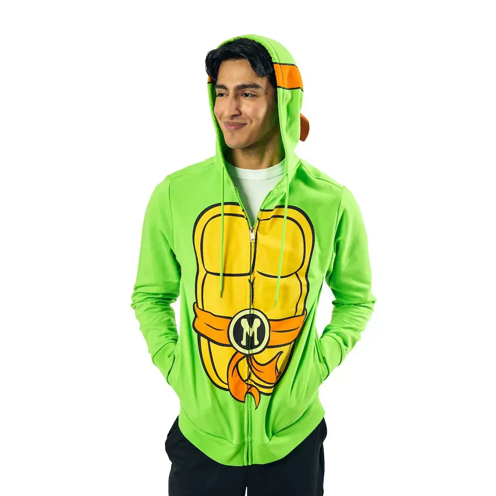 Teenage Mutant Ninja Turtles Michelangelo Long Sleeve Men's Cosplay Hoodie