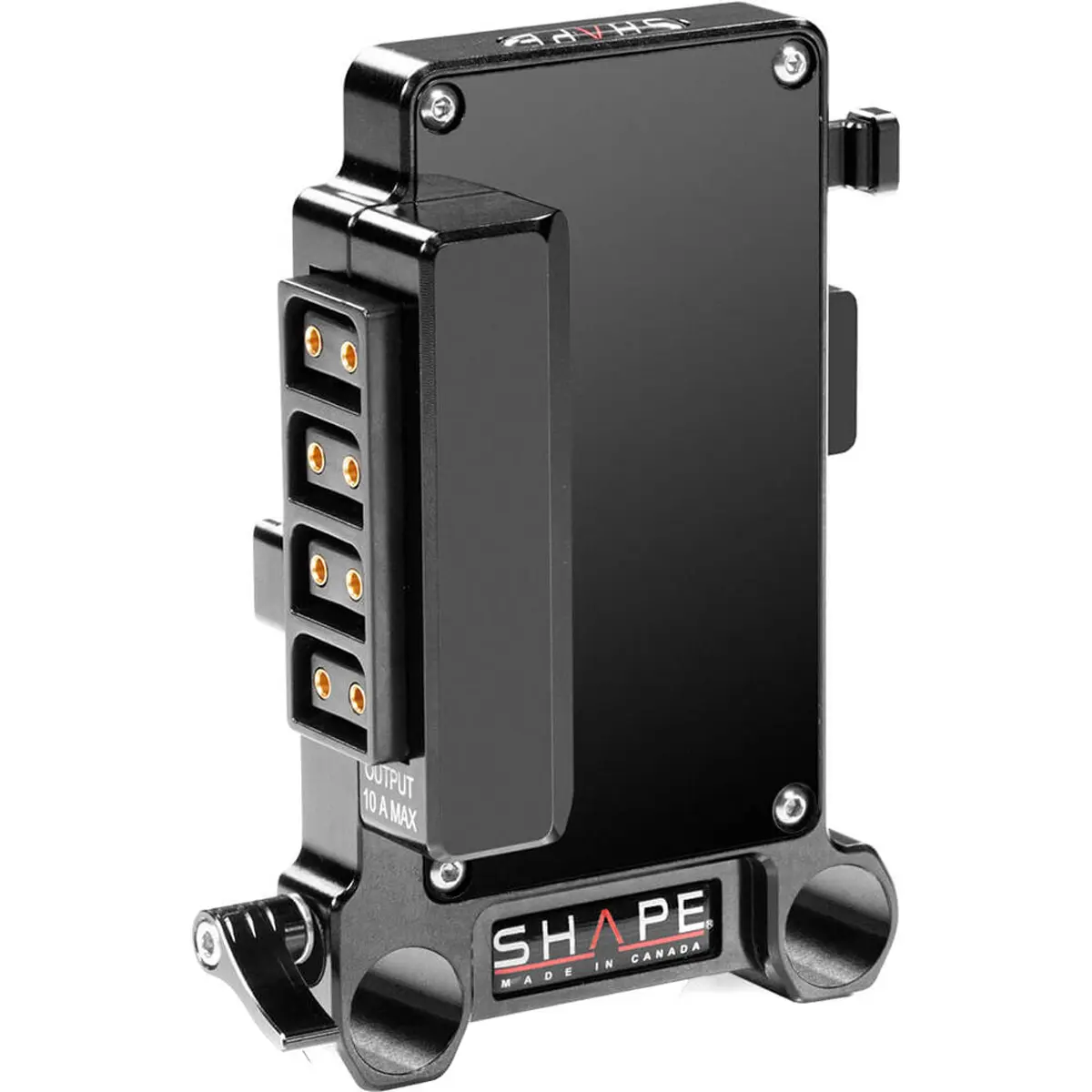 Durable Compact Shape Multi D-Tap V-Mount Battery Plate, 15mm LWS Rod Mounting Accessory for Audio & Video Equipment