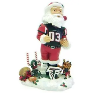 Atlanta Falcons Santa Claus Forever Collectibles Bobblehead