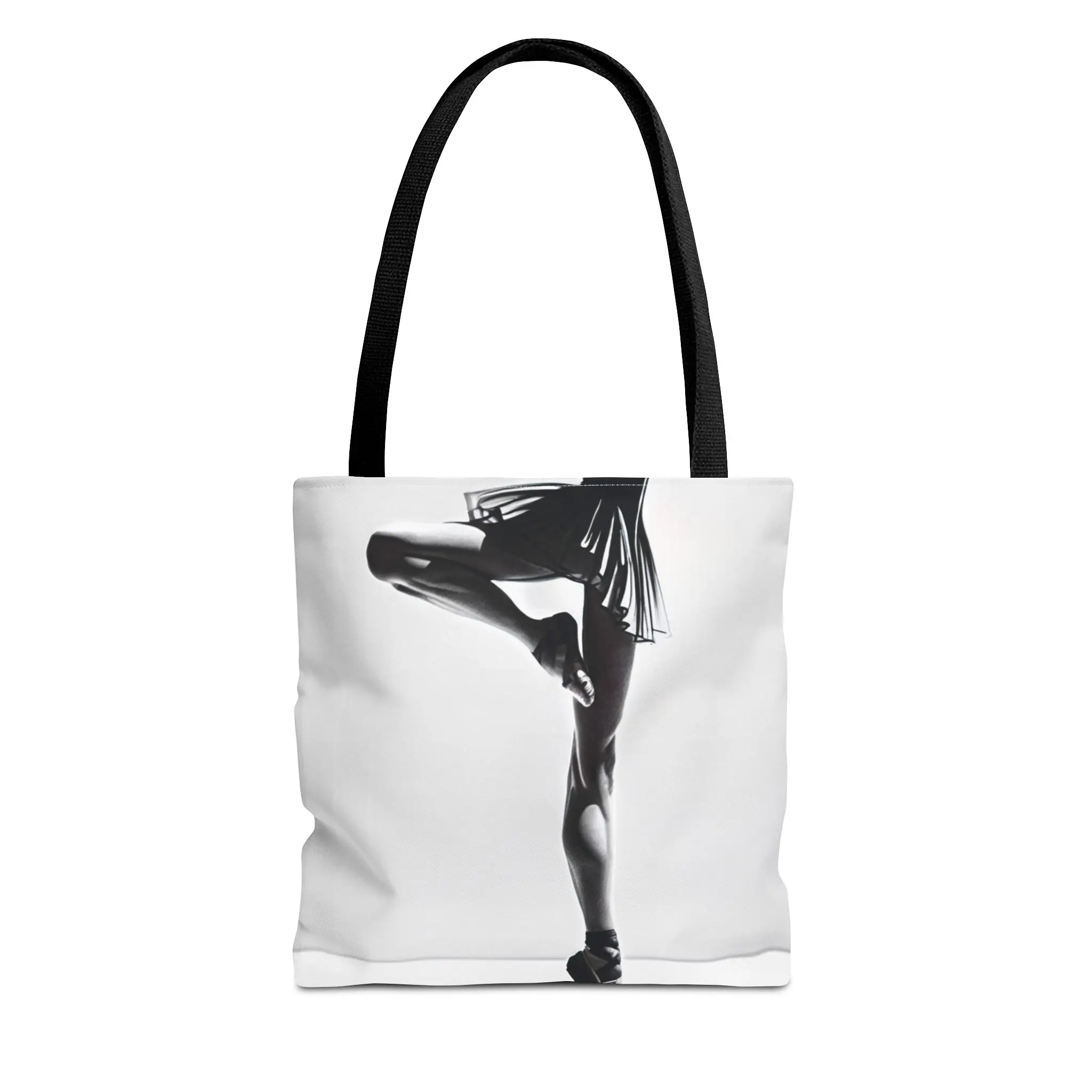 Chic Ballerina Tote Bag - Dance Lover Gift, Gym Bag, Dance Class Tote, Stylish Everyday Bag, Artistic Accessories