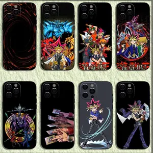 Anime Y-Yu-Gi-Oh Phone Case For iPhone 17,16,15,14,13,12,11,Pro,X,XS,Max,XR,Plus,Mini Soft Black Cover