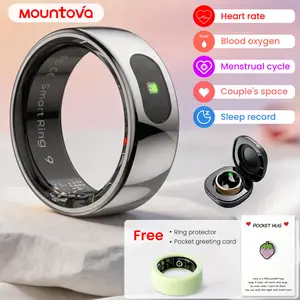 P3 Smart Ring | 5ATM Waterproof,Touch Control,Health TrackerTemperature,Blood Oxygen,Sleep Monitor,Fitness health monitor,Wearable