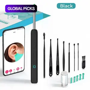 Electric Earwax Removal Tool with Camera, Portable Waterproof Ear Cleaning Kit with Type-C Charging, Earwax Remover Set
