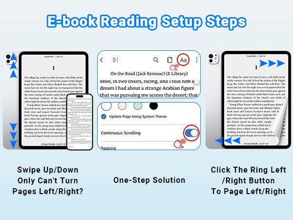PUTARE Scrolling Ring for TikTok, Wireless Remote Control Page Turner for iPhone Android, Phone Video Scroller, Page Turner for Kindle App, Camera Shutter Remote for Selfies, Short Videos, E-Books SummerWins