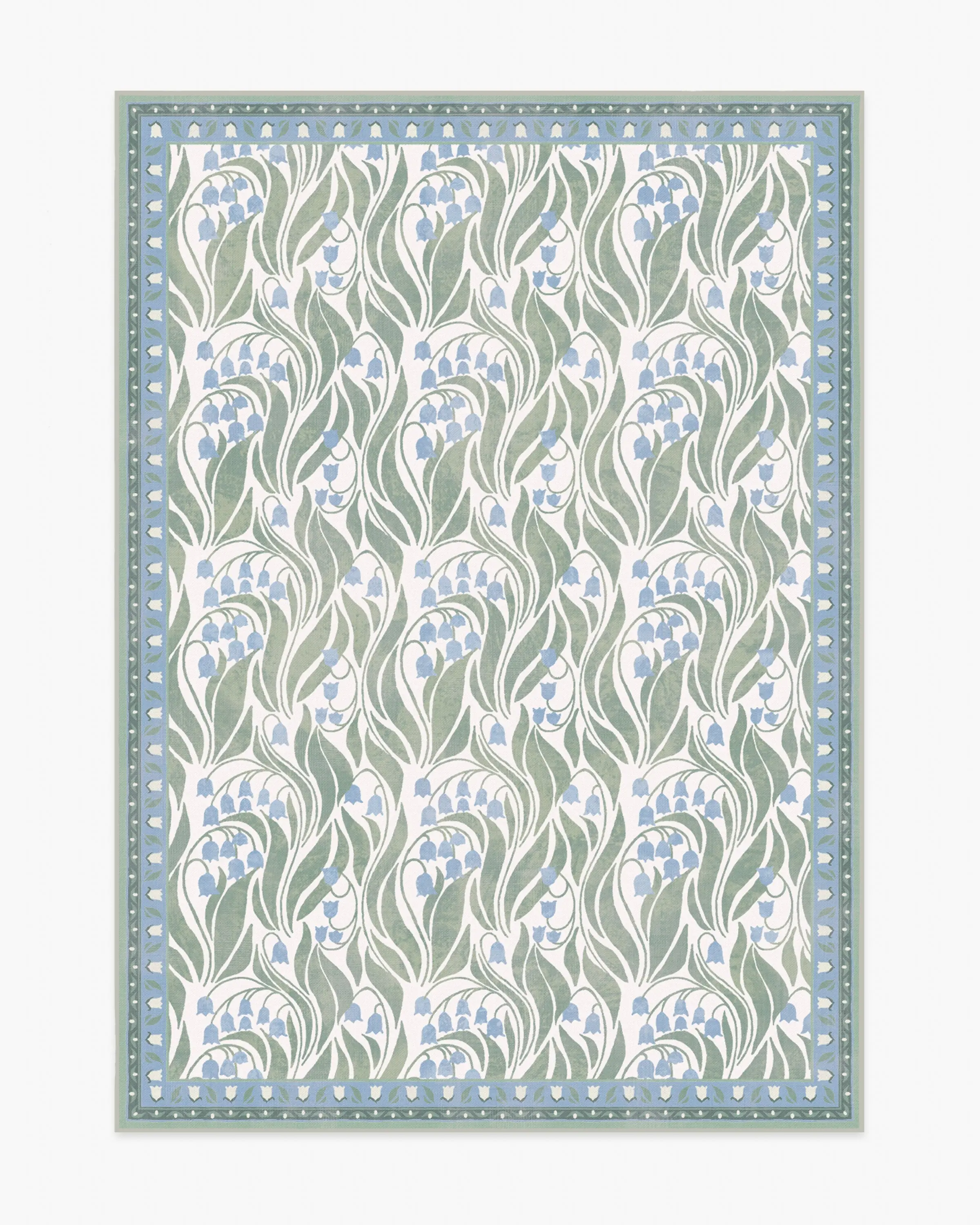 Lila Ivory & Soft Blue Rug