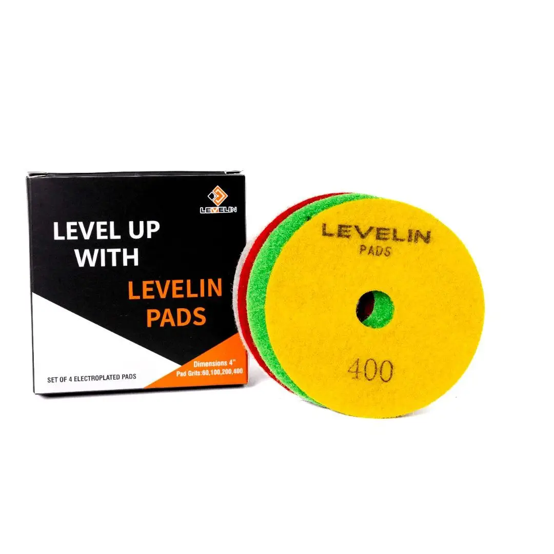 LEVELIN Electroplated 4 Pad Combo Pack (60-100-200-400)