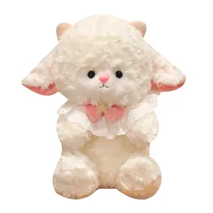 Cute little sheep plush toy, adorable little sheep doll, a lovely Valentine's Day gift