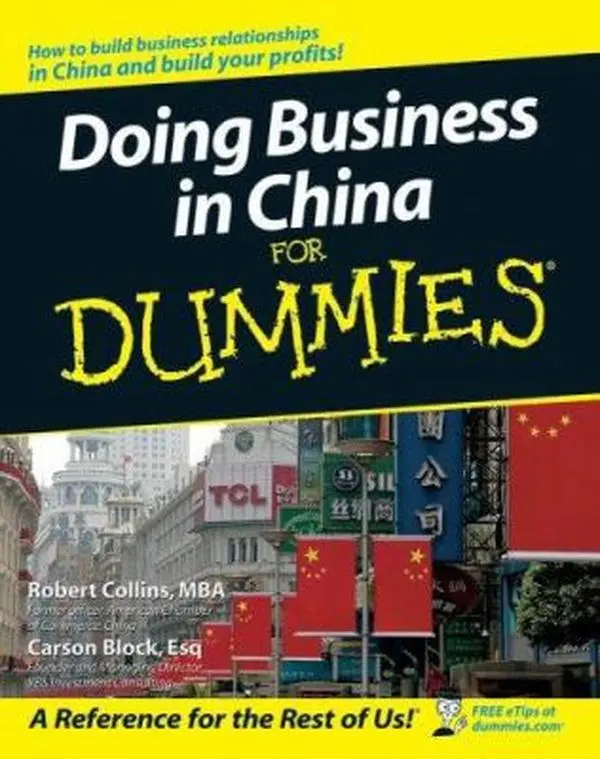 USED Book - Doing Business in China For Dummies by Robert Collins (Paperback) - english