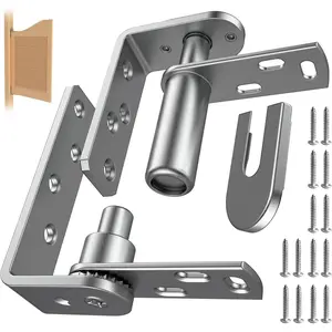 Saloon Door Hinges, Double Action Spring Hinge Self Closing, Heavy Duty Swinging Door Hardware for Cafe Doors, Two Way Swing, 304 Stainless Steel (Big, Single Door 1 Pack)