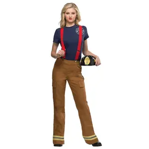 Plus Size Fire Captain Women's Costume