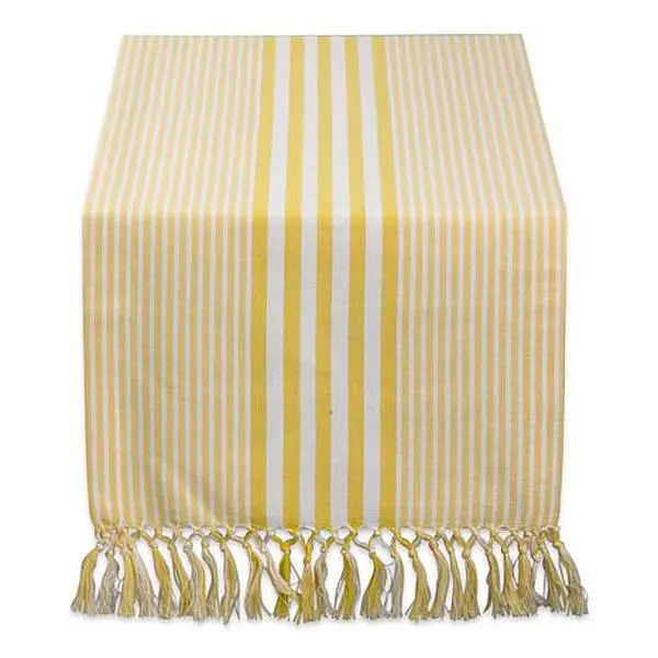 Design Imports 14" x 72" Stripes Table Runner