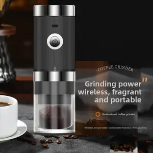 Portable electric coffee grinder USB rechargeable coffee grinder